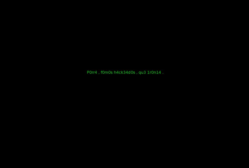 Green Text on Black Background — Neutral, Minimalist