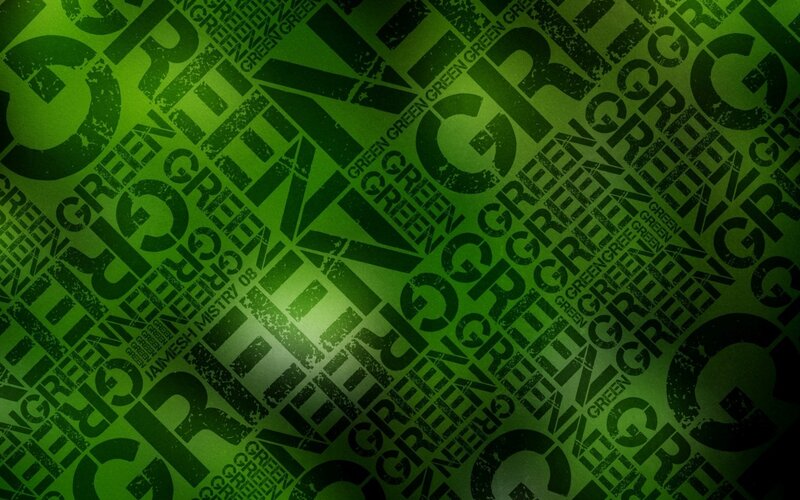 green text pattern background