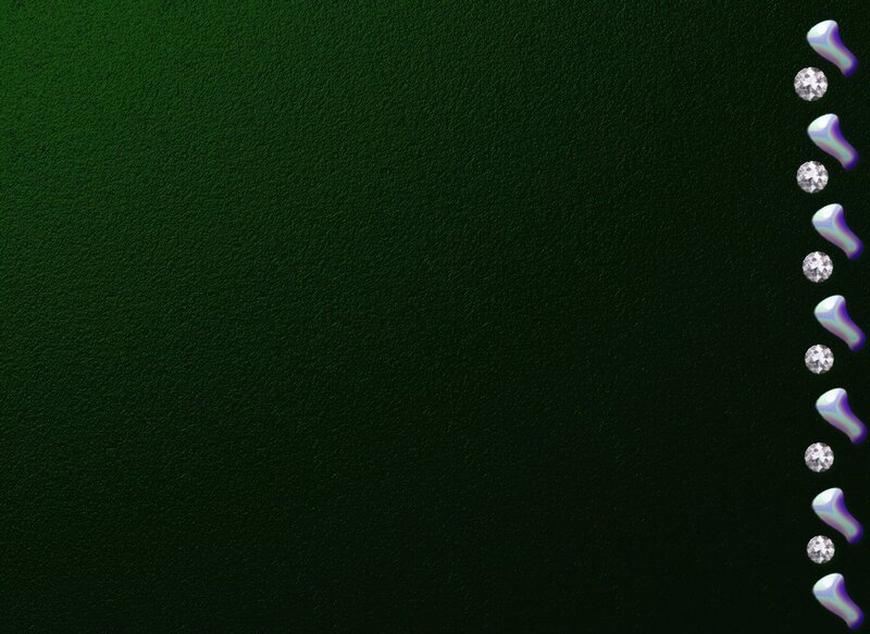 green textured background with decorative border