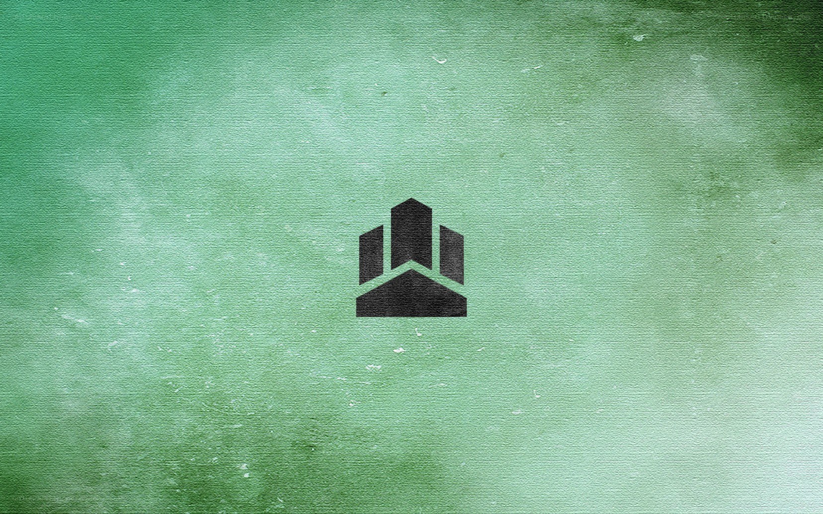 green textured background with logo