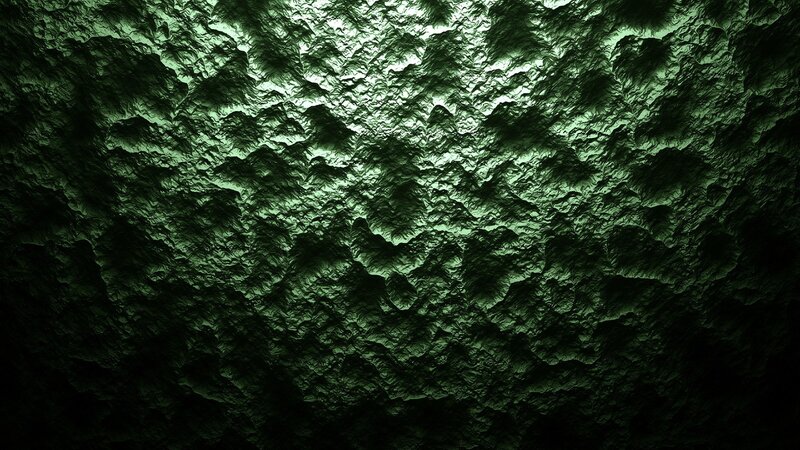 Green Textured Surface — Dark, 3d Render