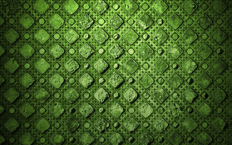 green textured surface pattern