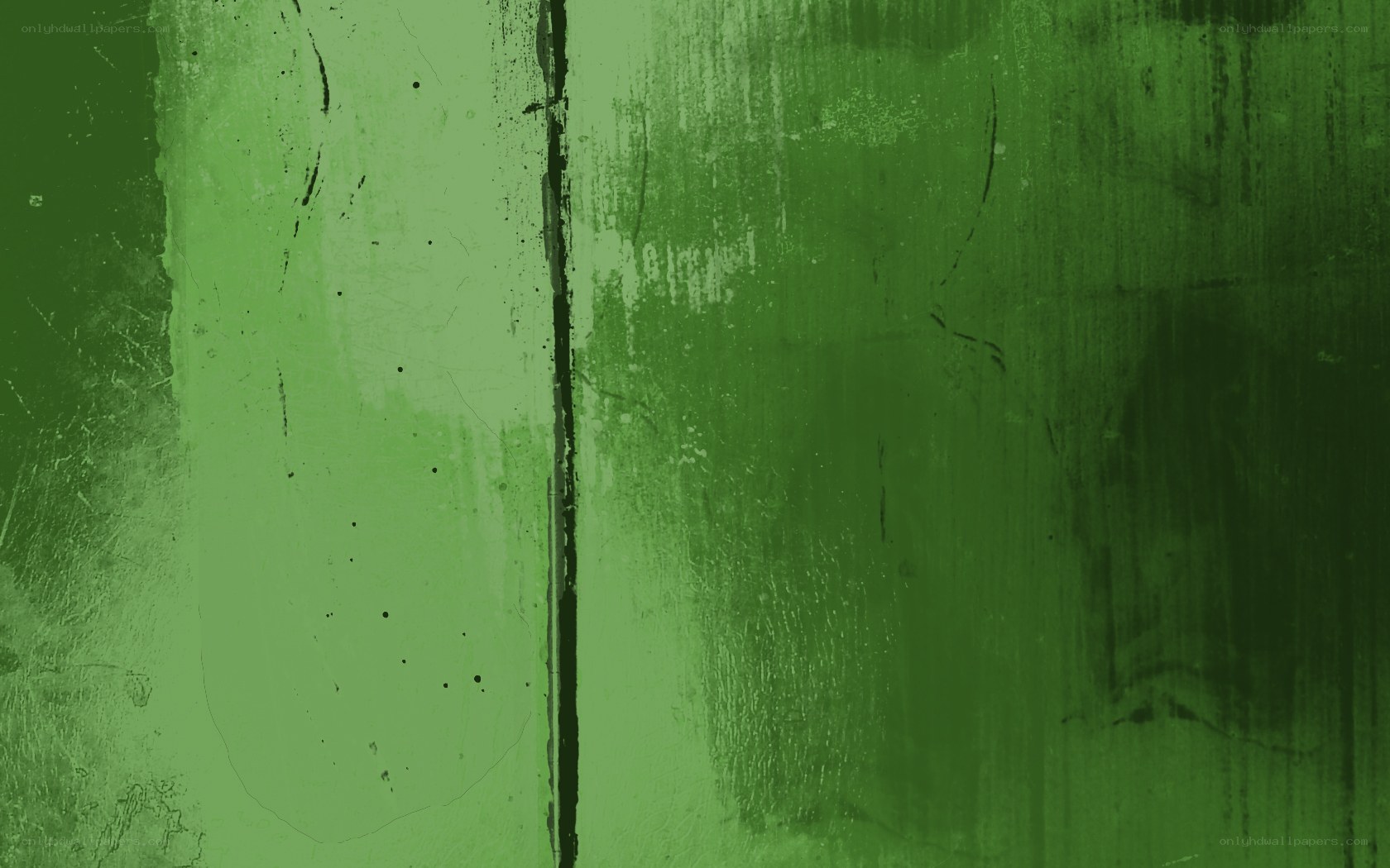 green textured wall surface