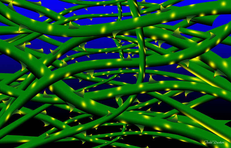 Green Thorny Vines