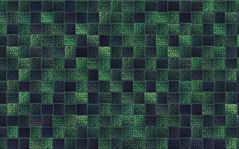 Green Tile Pattern