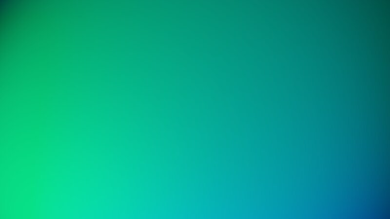 Green to Blue Gradient — Calm, Abstract