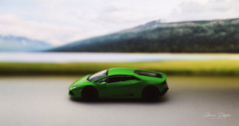 Green Toy Car — Serene
