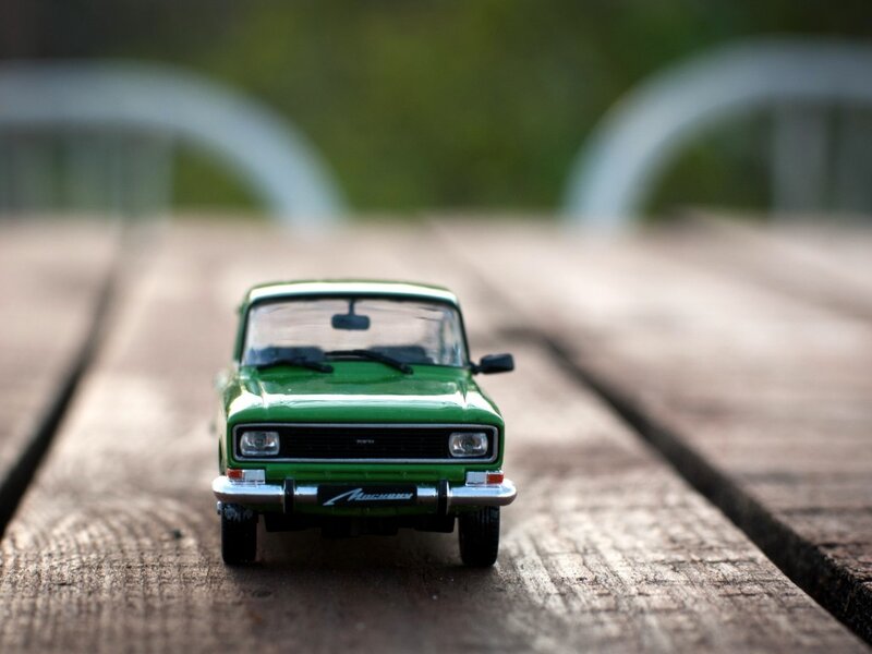 Green Toy Car