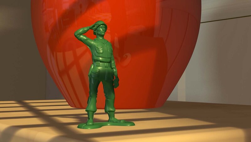 Green Toy Soldier — Dramatic