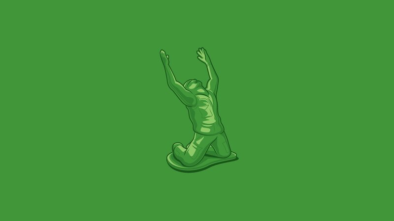 Green Toy Soldier