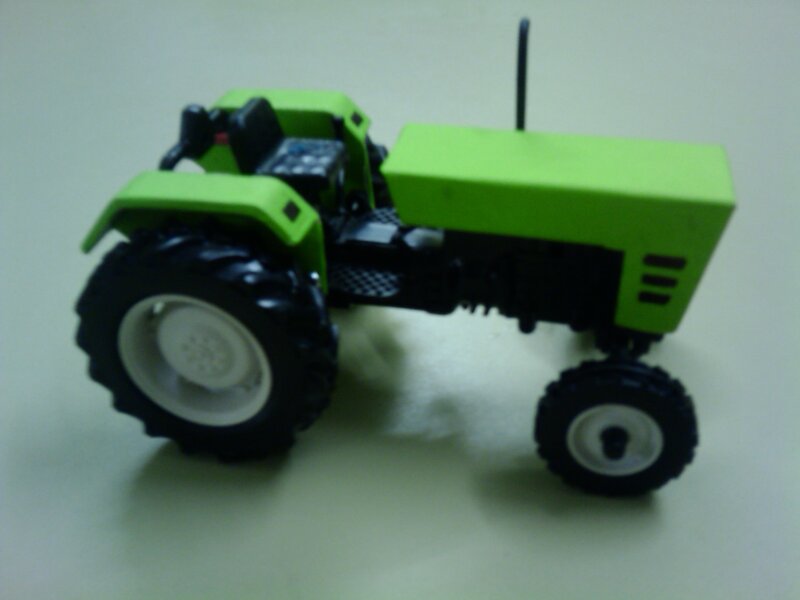 Green Toy Tractor — Neutral, Photograph, Seat