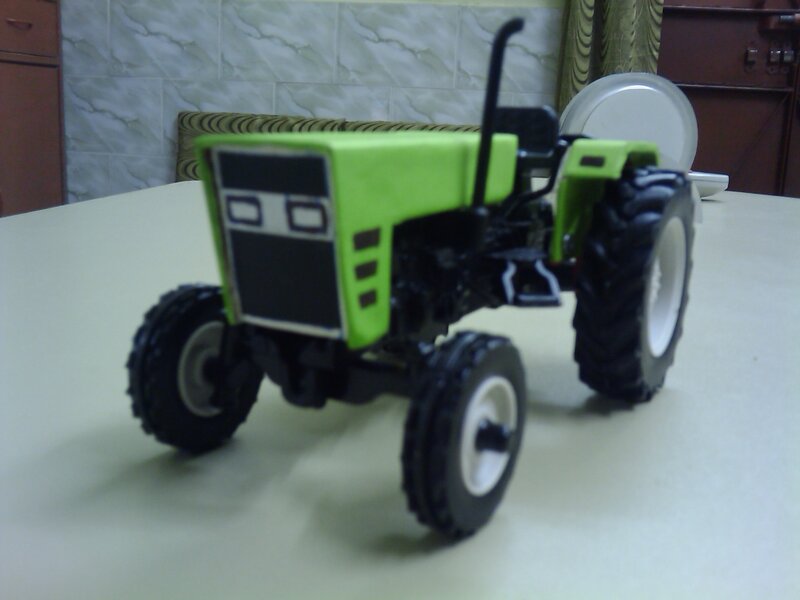 Green Toy Tractor