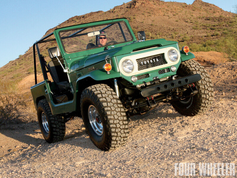 Green Toyota Jeep