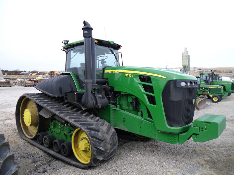 Green Tracked Tractor