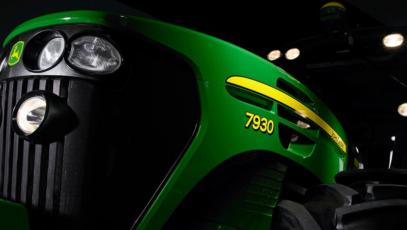 Green Tractor Front