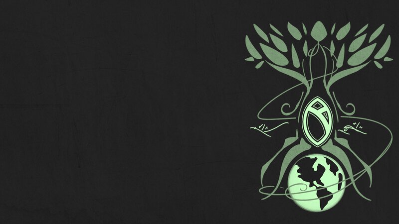 Green Tree and Globe
