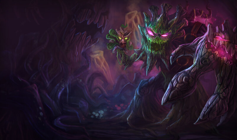 Green Tree-like Creature — Purple
