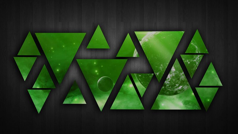 Green Triangles with Planet
