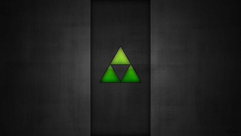 Green Triforce Symbol