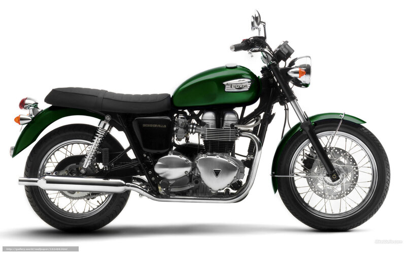 Green Triumph Motorcycle — Neutral, Photograph, Seat, Engine