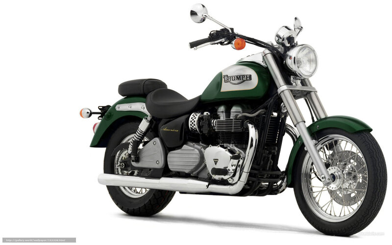 Green Triumph Motorcycle — Neutral, Photograph, Seat, Headlight