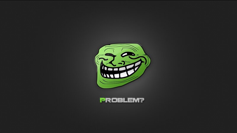 Green Troll Face — Silly