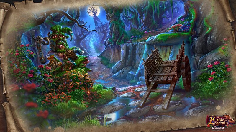 Green Troll in Forest — Mysterious