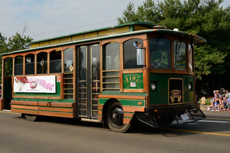 Green Trolley Bus