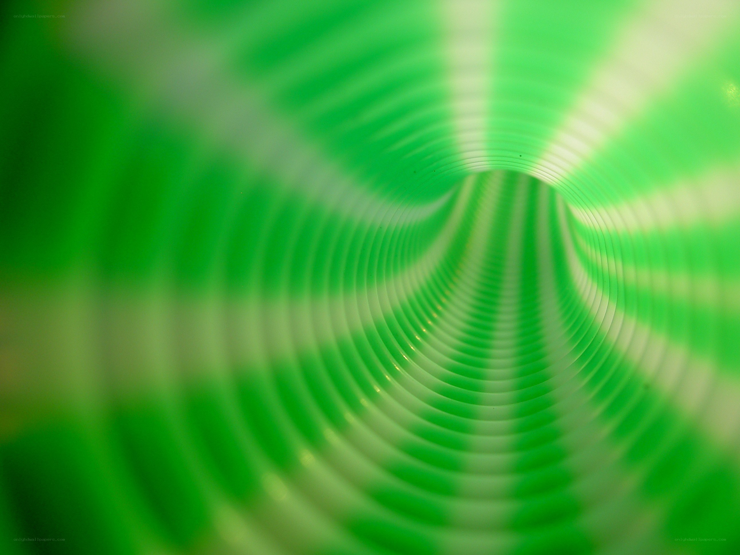 green tunnel perspective