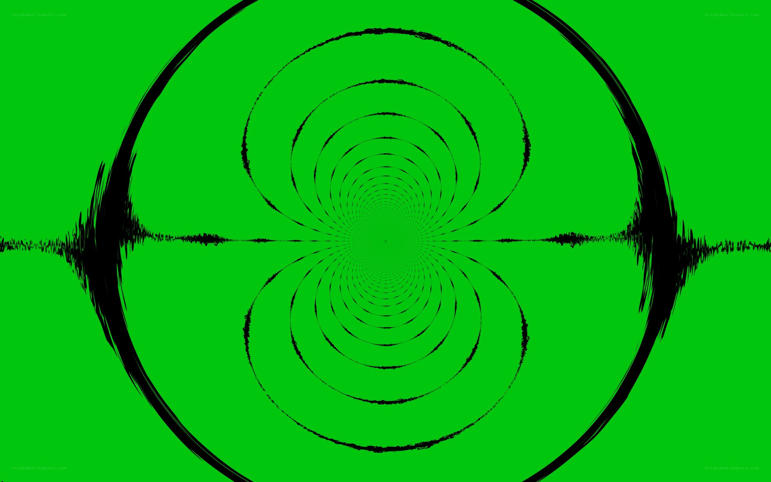 green tunnel soundwave pattern