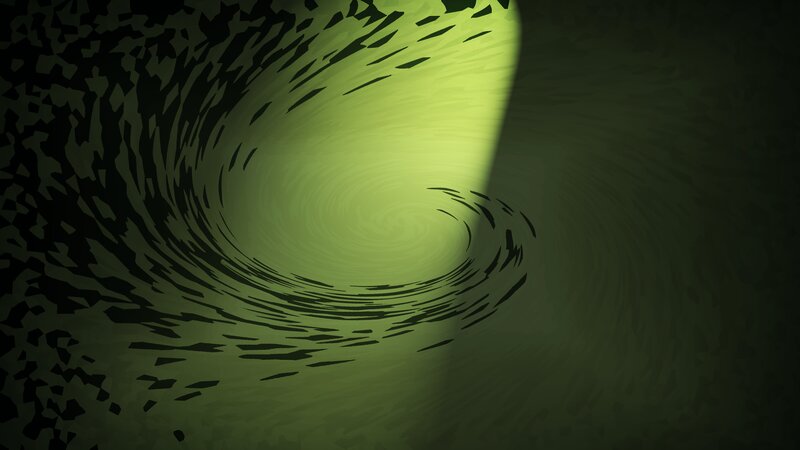 Green Tunnel Swirl