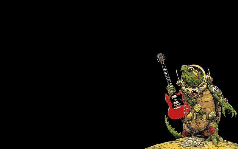 Green Turtle Astronaut
