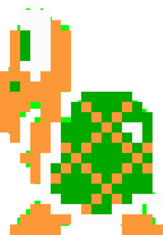 Green Turtle-like Creature — Playful