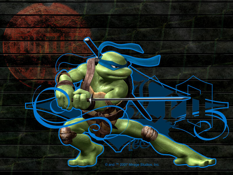 Green Turtle Ninja — Action, Digital Art