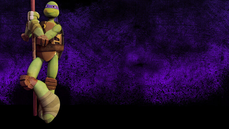 Green Turtle Ninja — Purple