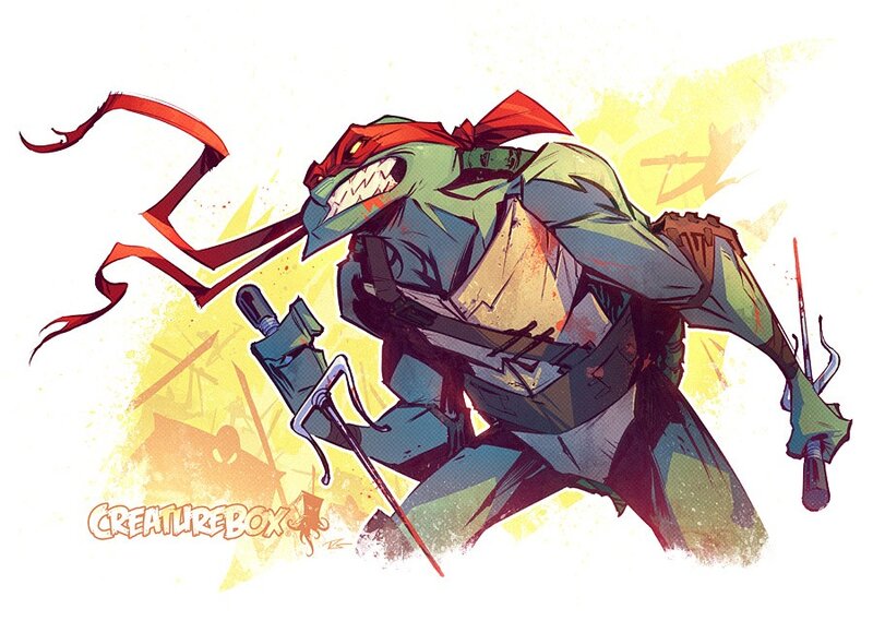 Green Turtle Warrior — Aggressive