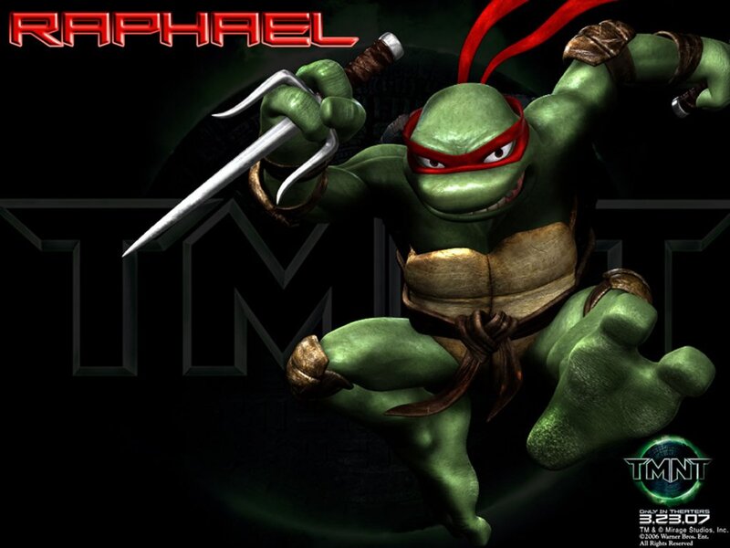 Green Turtle with Red Mask — Aggressive