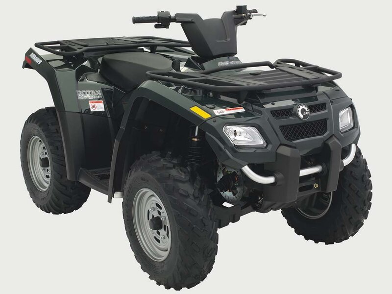 Green Utility ATV — Black