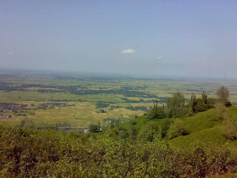 Green Valley Landscape — Serene, Afternoon, Photograph, Fields, Trees, Villages