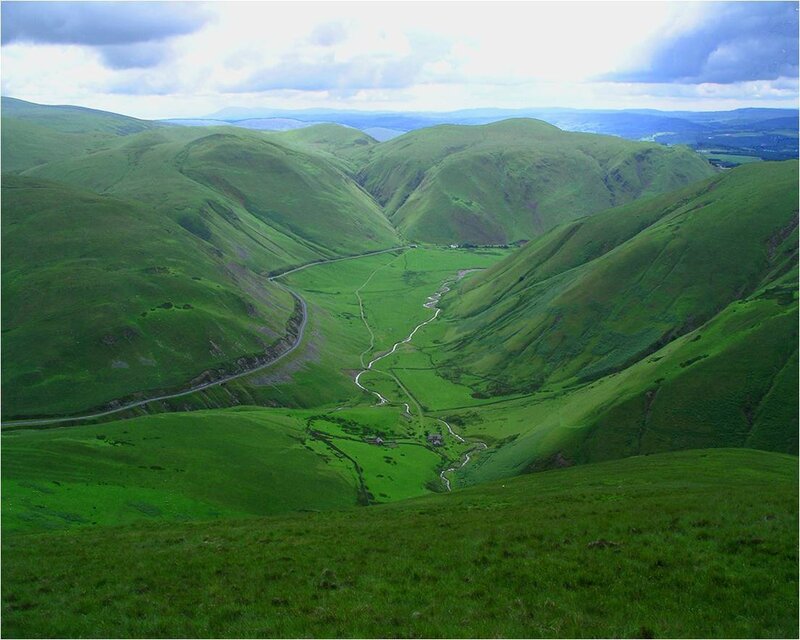 Green Valley Landscape — Serene, Afternoon, Photograph, Hills