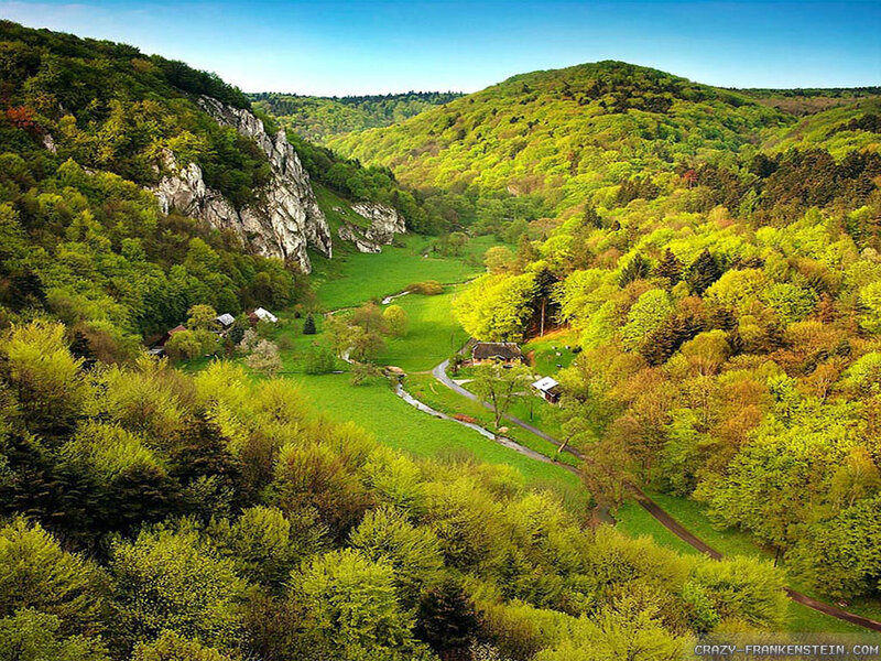 Green Valley Landscape — Serene, Spring