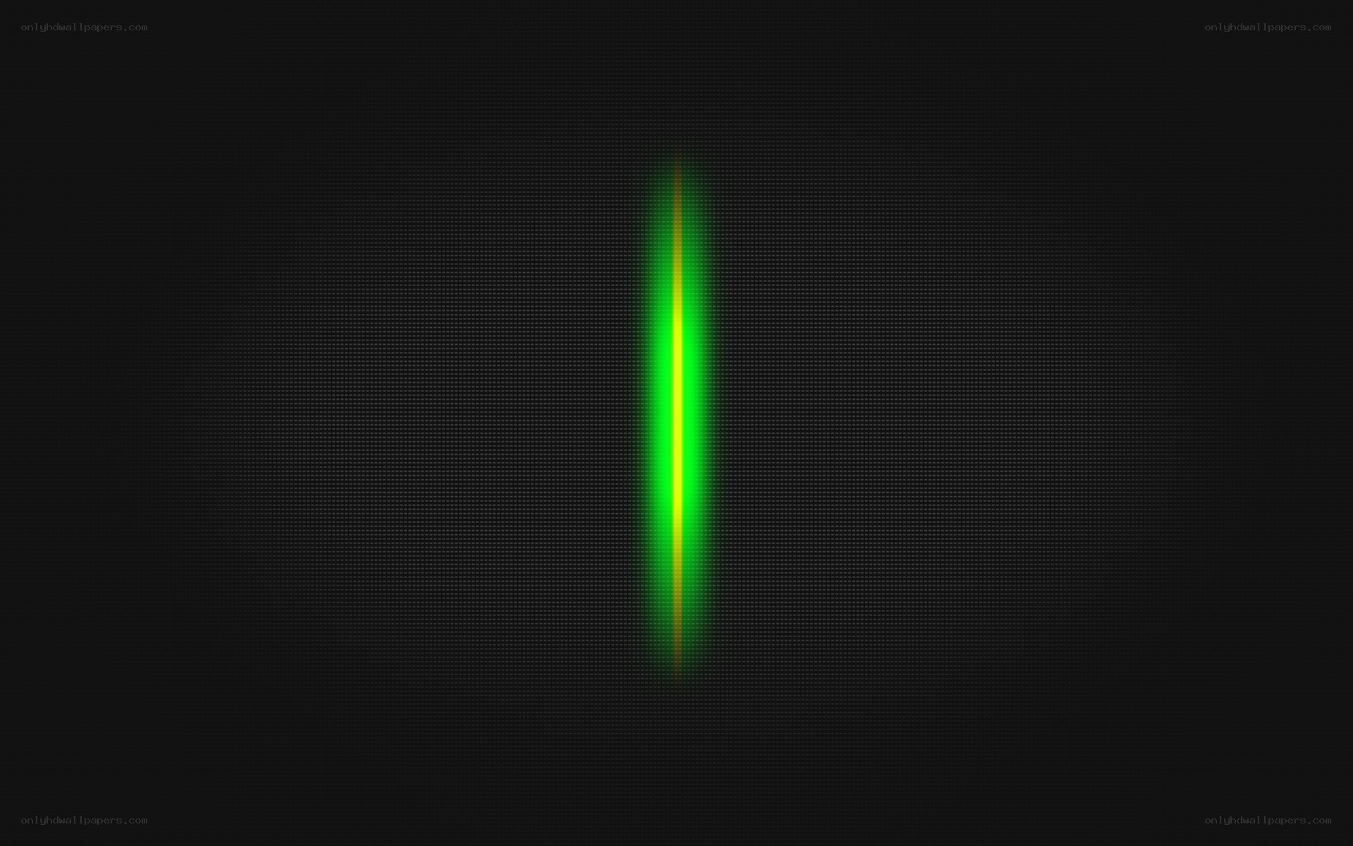 green vertical light beam