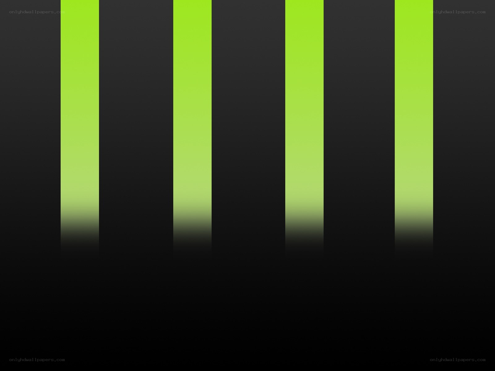 green vertical stripes on black