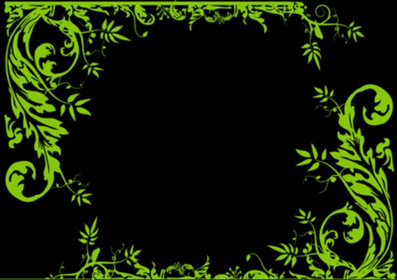 Green Vine Border