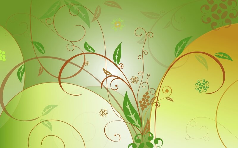 Green Vine Pattern