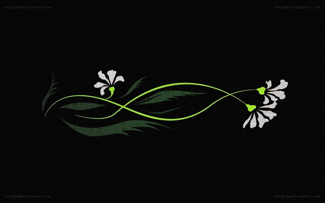green vine with white flowers