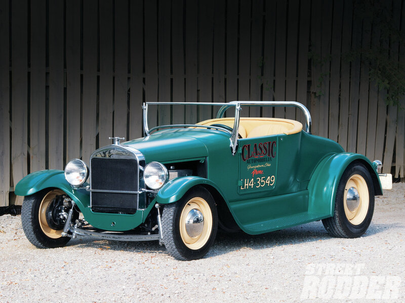 Green Vintage Car — Calm, Afternoon, Photograph, Wooden Wall