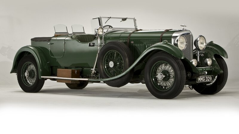 Green Vintage Car — Classic, Photograph, Spare Tire