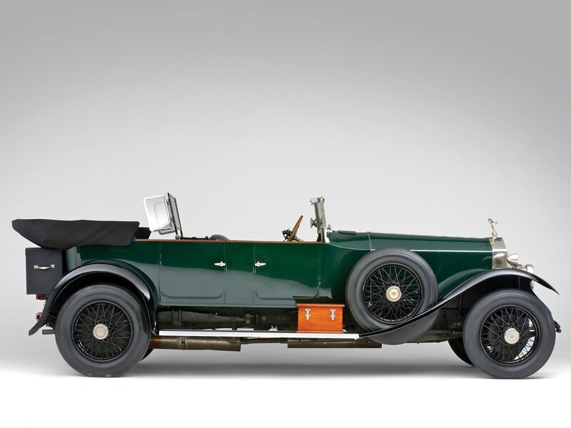 Green Vintage Car — Classic, Photograph, Spare Tire, Wooden Box
