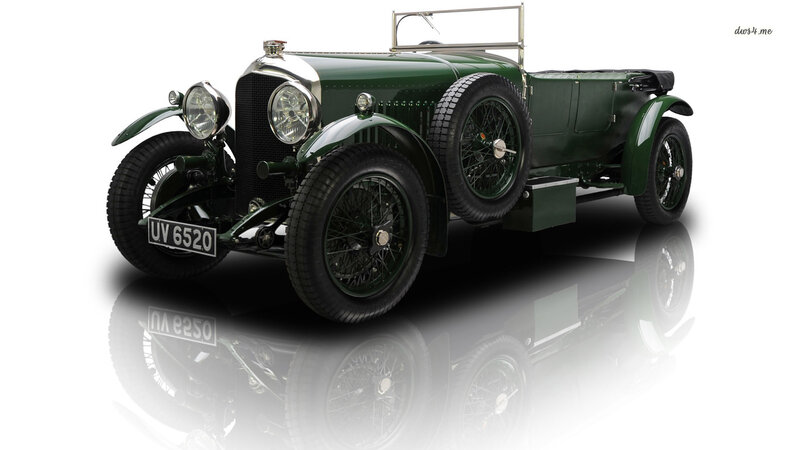 Green Vintage Car — Classic, Photograph